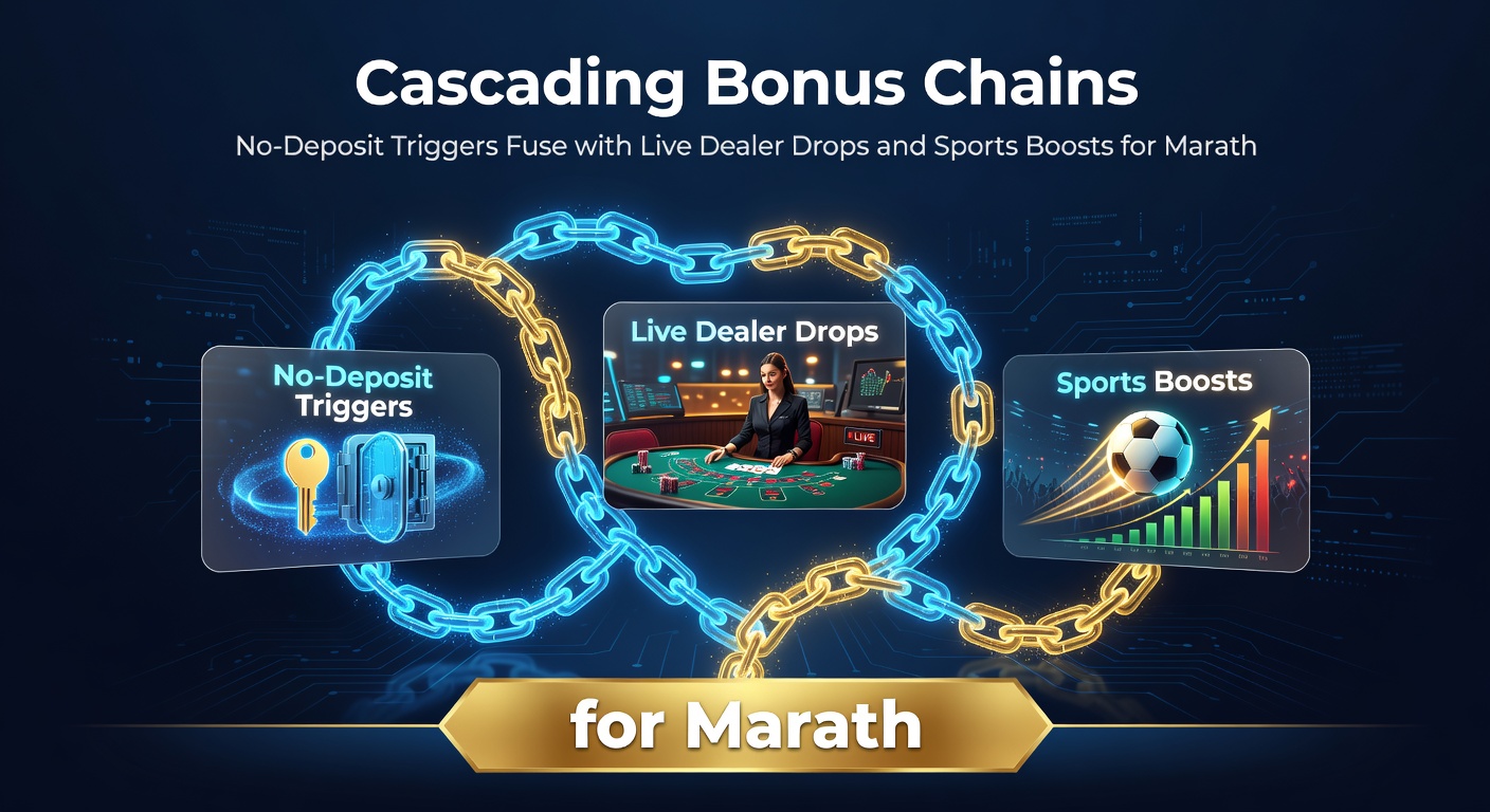 Beispiel für eine Live-Dealer-Drop-Aktion in einer kaskadierenden Bonus-Kette mit Sports-Integration
